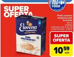 Carrefour Płatki owsiane bezglutenowe Elovena oferta