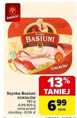 Carrefour Szynka Basiuni SOKOŁÓW oferta