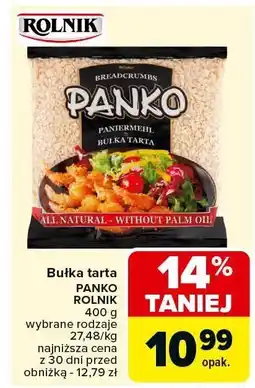 Carrefour Bułka tarta PANKO ROLNIK oferta
