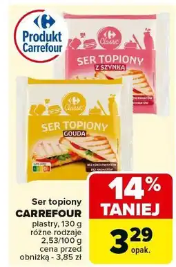Carrefour Ser topiony CARREFOUR różne rodzaje oferta