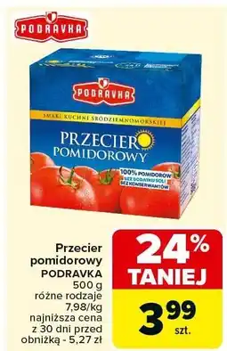 Carrefour Przecier pomidorowy Podravka oferta