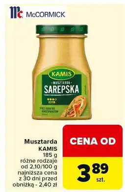 Carrefour Musztarda Kamis sarepska oferta