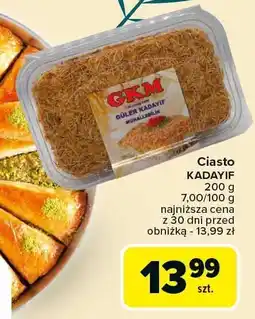 Carrefour Ciasto Kadayif Ozm oferta