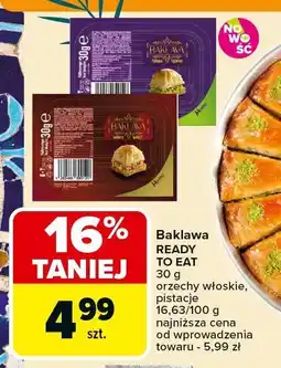 Carrefour Ciastka Baklawa Ready to Eat oferta