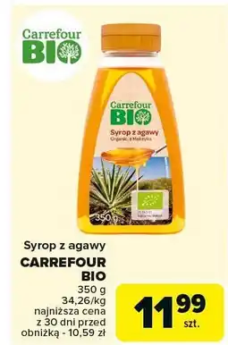 Carrefour Syrop z agawy Carrefour Bio oferta
