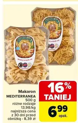 Carrefour Makaron Mediterranea oferta