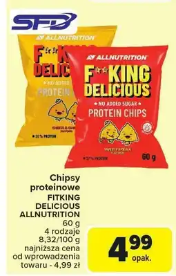 Carrefour Chipsy proteinowe Fitking Delicious Allnutrition oferta