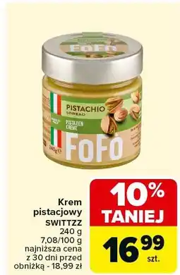 Carrefour Krem pistacjowy Switizz FoFo oferta