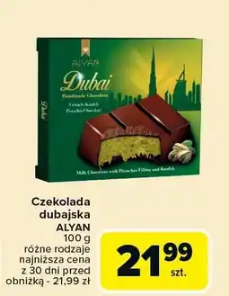 Carrefour Czekolada dubajska Alyan oferta