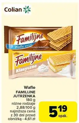 Carrefour Wafle Familijne Jutrzenka oferta