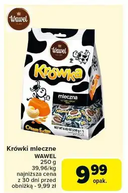 Carrefour Krówki mleczne Wawel oferta