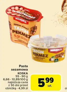 Carrefour Pasta sezamowa Koska oferta