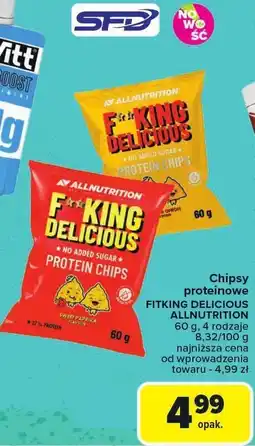 Carrefour Chipsy proteinowe Fitking Delicious Allnutrition oferta