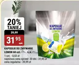 bi1 Kapsułki do zmywarki lemon oferta