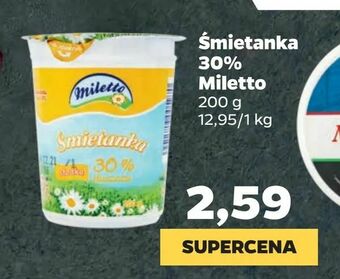 Netto Śmietanka 30% Miletto oferta