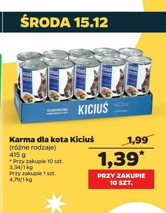 Netto Karma dla kota Kiciuś oferta
