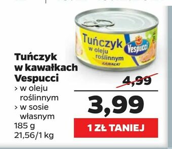 Netto Tuńczyk w kawałkach Vespucci oferta