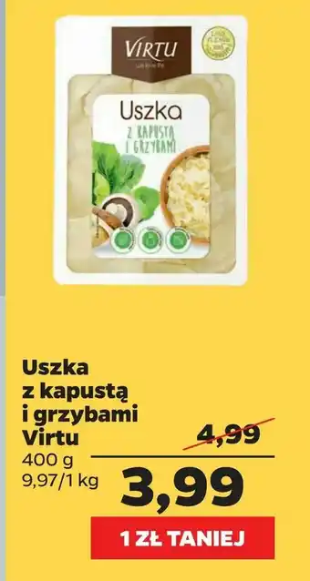 Netto Uszka z kapustą i grzybami Virtu oferta