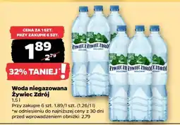 Netto Woda niegazowana Żywiec Zdrój oferta