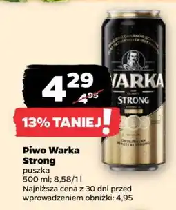 Netto Piwo WARKA STRONG oferta
