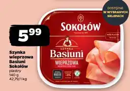 Netto Szynka wieprzowa Basiuni Sokołów oferta