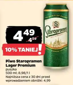 Netto Piwo Staropramen Lager Premium oferta