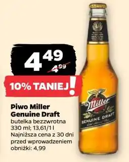 Netto Piwo Miller Genuine Draft oferta
