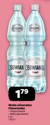 Netto Woda mineralna CISOWIANKA oferta