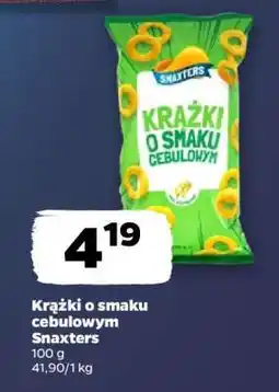 Netto Krążki o smaku cebulowym Snaxters oferta