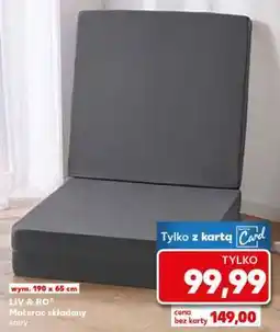 Kaufland LIV & BO Materac składany oferta