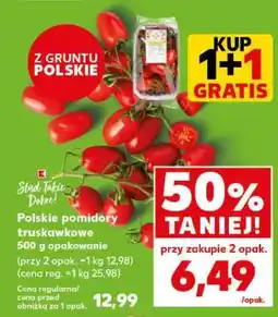 Kaufland Polskie pomidory truskawkowe 500 g opakowanie oferta