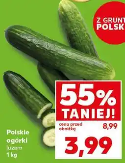 Kaufland Polskie ogórki, luzem 1 kg oferta