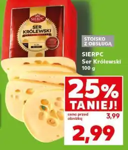 Kaufland SIERPC Ser Królewski 100 g oferta