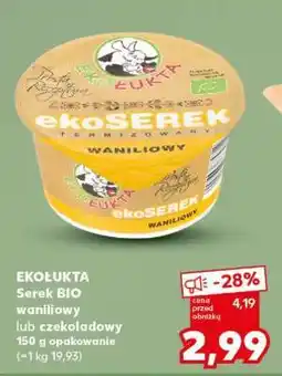 Kaufland EKOŁUKTA Serek BIO waniliowy lub czekoladowy oferta