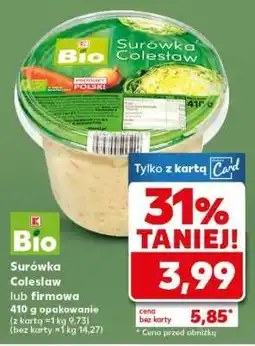 Kaufland Surówka Coleslaw lub Firmowa oferta