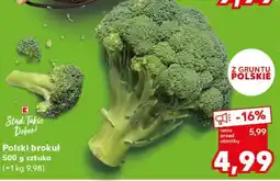 Kaufland Polski brokuł 500 g sztuka oferta