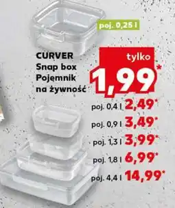 Kaufland CURVER Snap box Pojemnik na żywność oferta