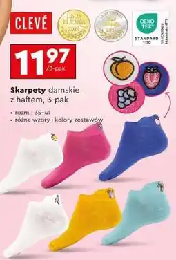 Biedronka Skarpety damskie z haftem, 3-pak oferta