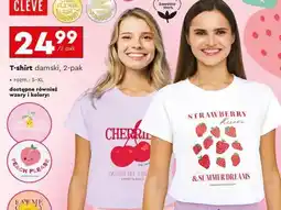 Biedronka T-shirt damski, 2-pak oferta