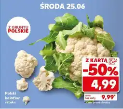 Kaufland Polski kalafior sztuka oferta