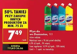 Biedronka Płyn do WC Domestos 1 l oferta