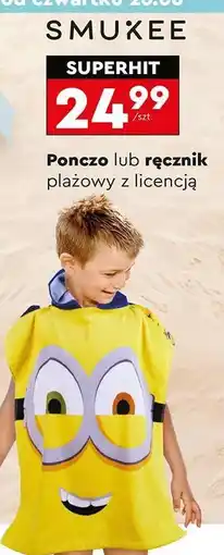 Biedronka Poncho lub ręcznik plażowy z licencją oferta