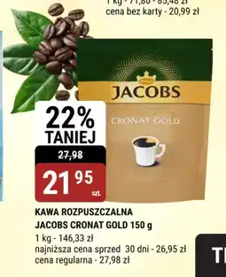 Kawa rozpuszczalna jacobs cronat gold