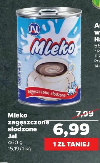 Netto Mleko zagęszczone słodzone Jal oferta