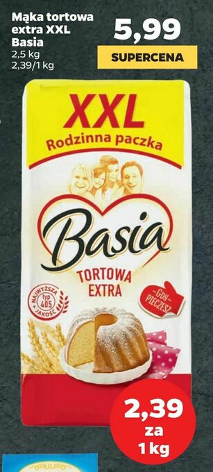 Netto Mąka tortowa extra XXL Basia oferta