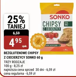 bi1 Bezglutenowe chipsy z ciecierzycy sonko oferta