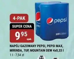 bi1 Napój gazowany pepsi, pepsi max, mirinda, 7up, mountain dew oferta