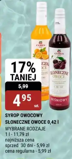 bi1 Syrop owocowy słoneczne owoce oferta