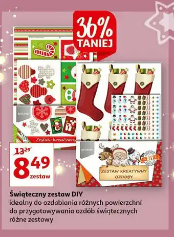 Auchan Zestaw świąteczny diy 1 SZT oferta