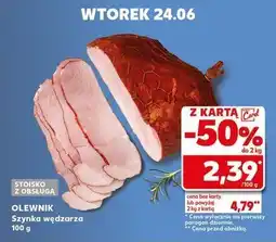 Kaufland Szynka wędzarza Olewnik oferta